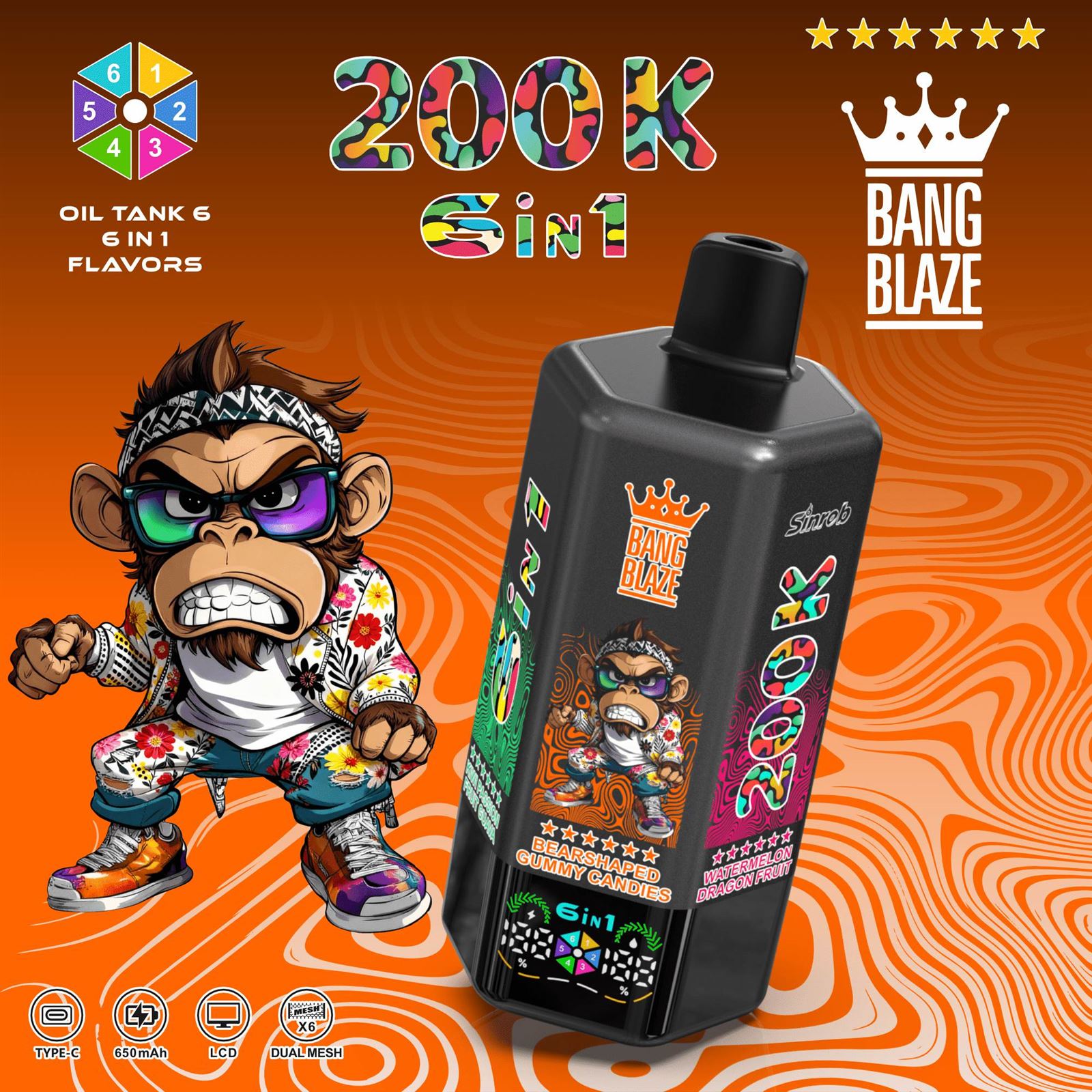 BANGBLAZE 200K-DSK069 9 BANGBLAZE 200K-DSK069 9